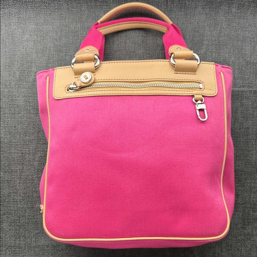 Pink and Tan Cole Haan Women's Tote Bag